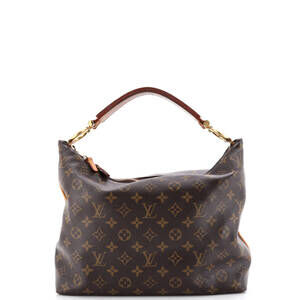 Louis Vuitton Sully Handbag Canvas Mm #223963L15B